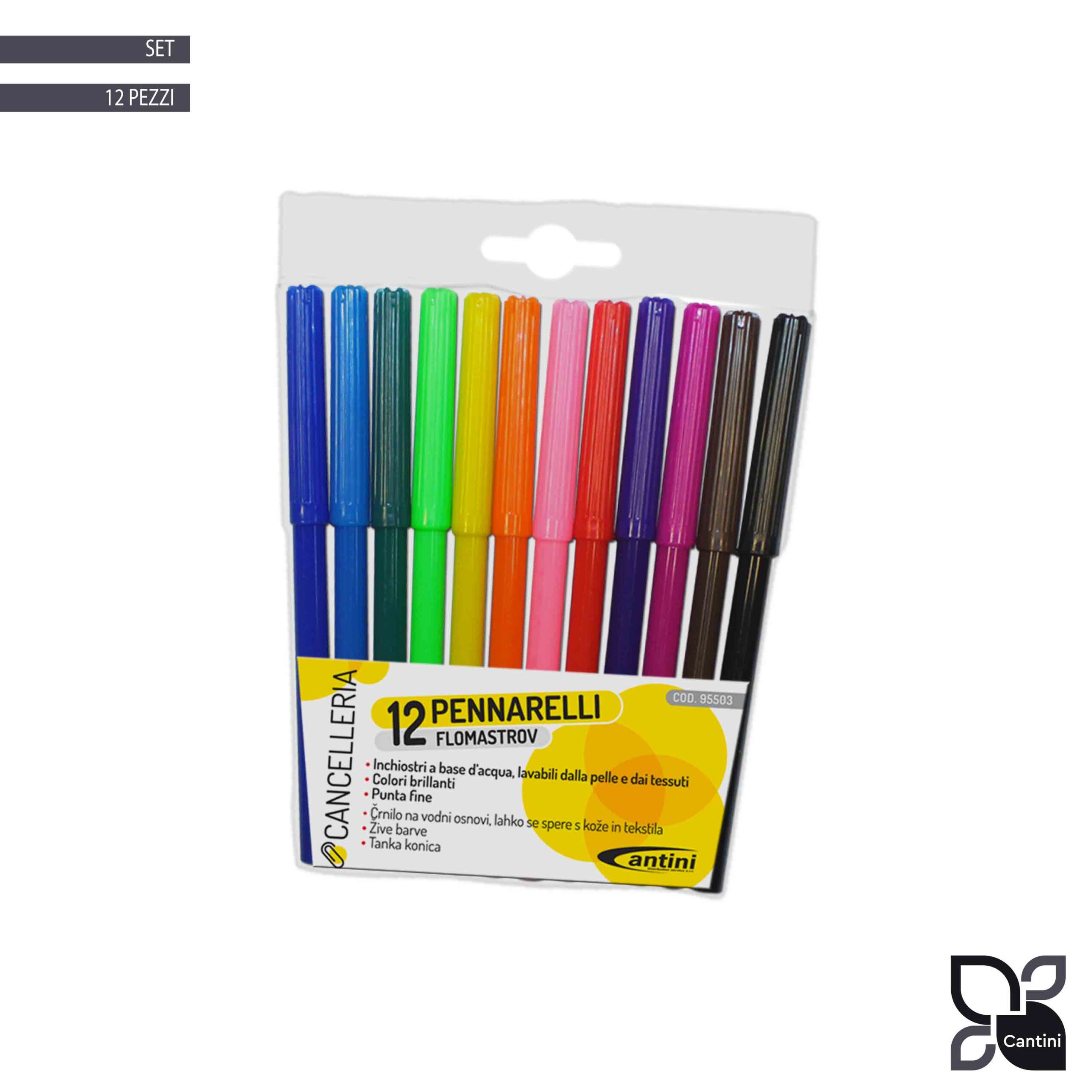 Edding 1200 Pennarelli Da Colorare – Confezione Da 10 Pezzi Con Matite – Colori Brillanti E Coprenti Per Adulti E Bambini